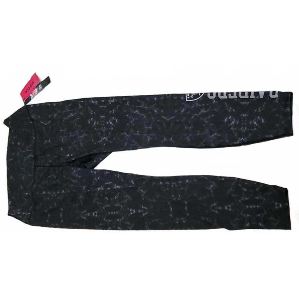 Women's FOCO NFL Forever Team Apparel Color Cloud Fashion Black Leggings Size XL